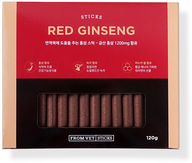 프롬벳 강아지 영양제 홍삼 녹각 마누카꿀 120g, 1개, 면역/항산화, 12회분