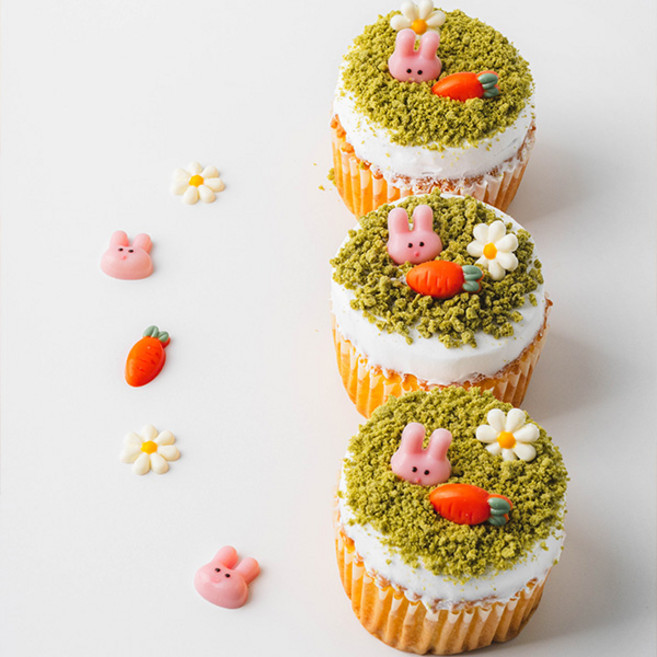 [카페노리][만들기세트] 당근 먹는 토끼 정원 - 포장까지 완벽구성, 1세트, 900g