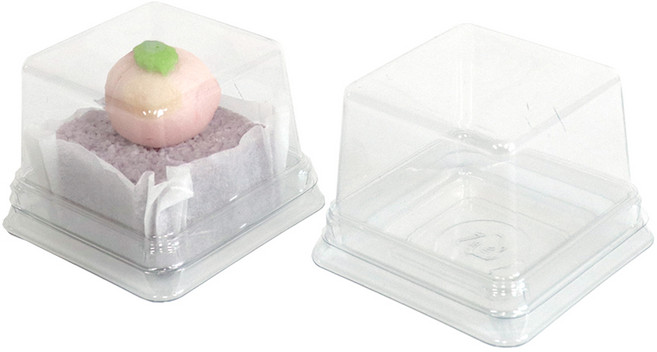 라라패키지 화과자 1구 국산 플라스틱 케이스 투명 100개