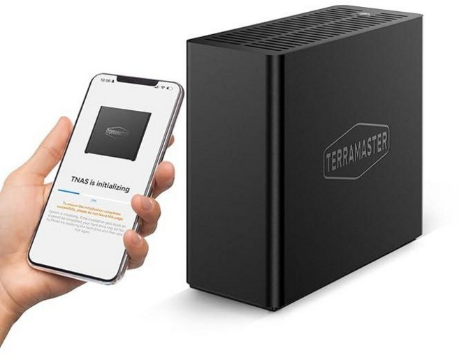 TERRAMASTER F4 SSD NAS 스토리지 - 4Bay 모든 서버 N95 쿼드코어 CPU 8GB DDR5 RAM 5GbE 포트 손바닥 사이즈 고성능 네트워크 연결, F4 SSD_126816