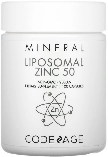Codeage 코드에이지 리포조말 아연 50 NonGMO 비건 100 정, 100정, 1병 - 쿠팡