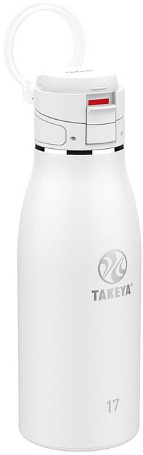 다케야 Takeya Traveler 단열 여행용 머그 누출 방지 뚜껑 포함 500 ml17 온스 북극 164553, Arcitc, 1개