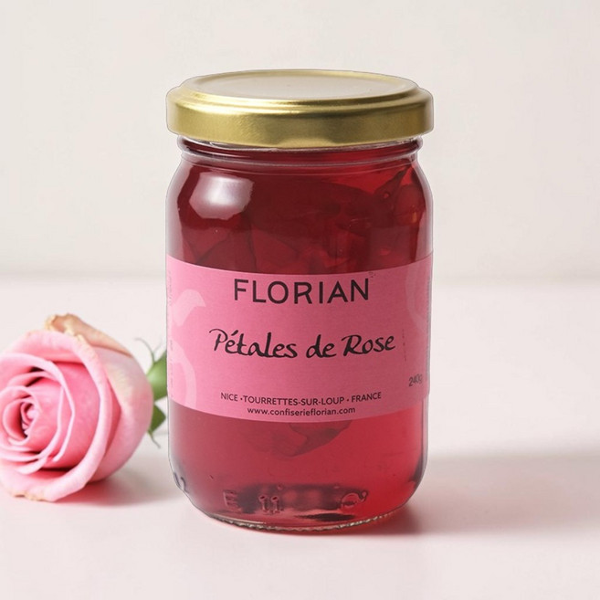 플로리안 Florian 장미꽃 잼 240g, 1개
