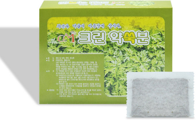 세븐메디컬 영생사 크린 약쑥분 1박스(30포+티백 고정대) 반신욕 족욕 좌욕 쑥팩, 1개