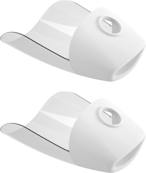 월간리빙 실리콘 수도꼭지 연장탭 화이트, 2개