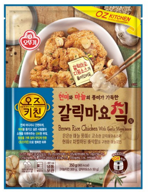 오뚜기 오즈키친 갈릭마요치킨, 1개, 350g
