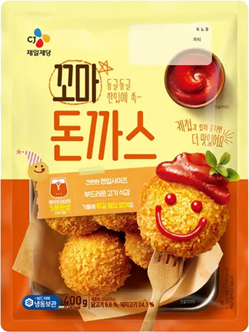 CJ제일제당 맛있는 꼬마돈까스450gx3개, 400g, 3개