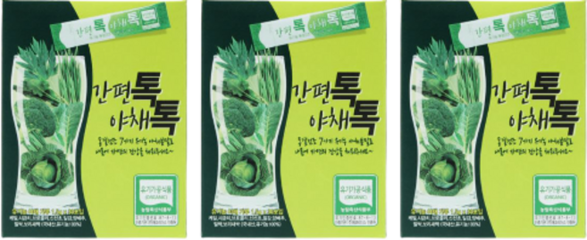 [3세트] 유기농 동결건조 야채 톡 파우더 양배추 새싹보리 채소 분말 가루 녹즙 선식, 1.5g, 3개