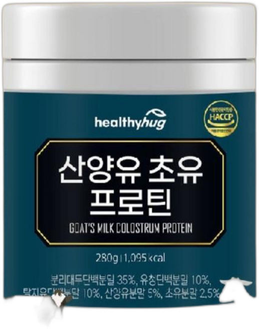 진샵 산양유 초유 프로틴 WPI 단백질 보충 단백 분말 가루, 1개, 280g, 1정
