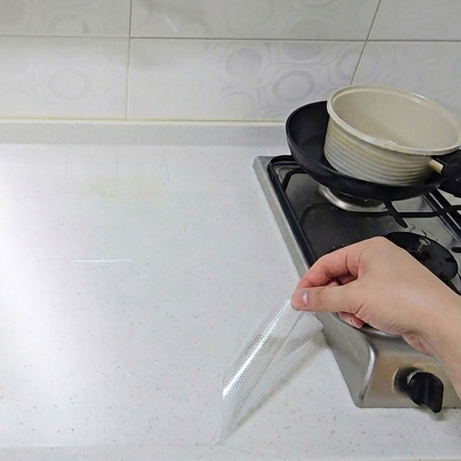 티알비 주방 오염방지 투명 시트지, 1개