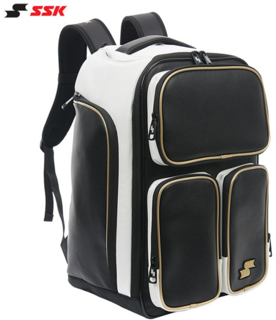 SSK 사사키 프로 콜렉트 43L 유소년 백팩 L1 블랙 / 배트 야구화 수납가능, 1개