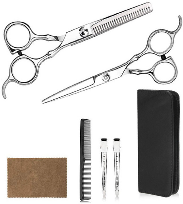 가정용 미용가위 5종세트, 1세트, 혼합색상