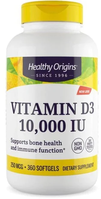 헬시오리진스 비타민 D3 소프트젤, 360정, 1개 - 쿠팡