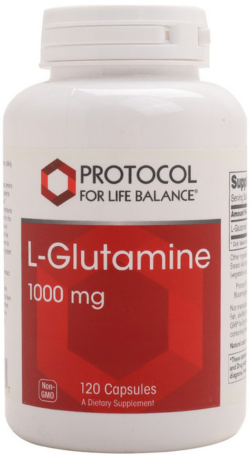 Protocol For Life Balance 左旋麩醯胺酸1000mg膠囊, 1罐, 120顆
