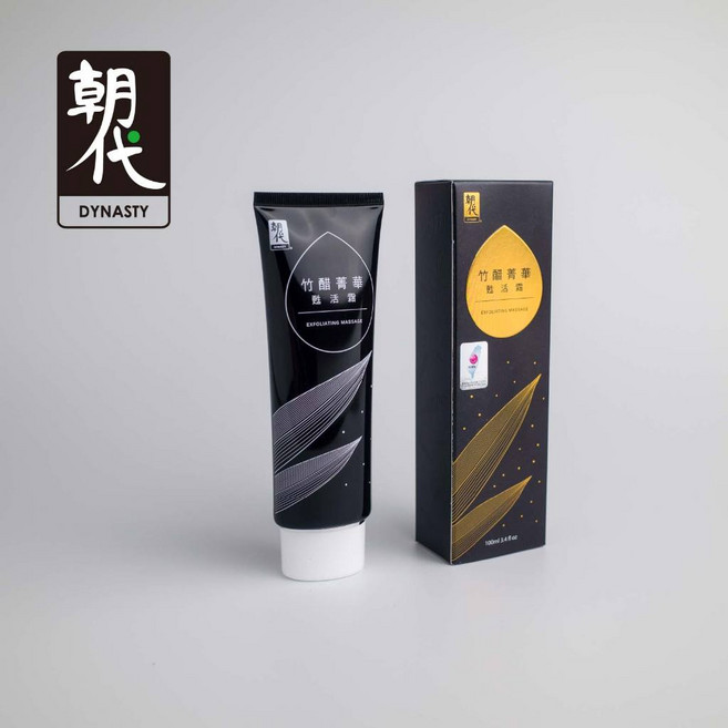 朝代 DYNASTY 竹醋菁華甦活霜 溫和去除老廢角質 展現肌膚透亮光澤 100毫升, 1個, 條, 100g