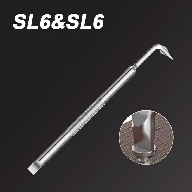 BROPPE L/Z 모양의 스크 라이버 비트 슬롯형 Torx 육각 세트 90도 직각 팔꿈치 자기 렌치, 1개