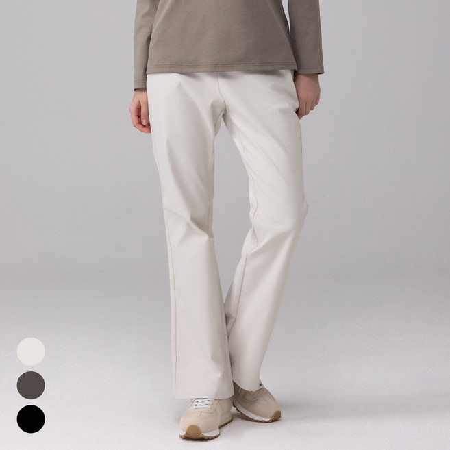 에버라스트 여자 부츠컷 슬랙스 바지 밴딩팬츠