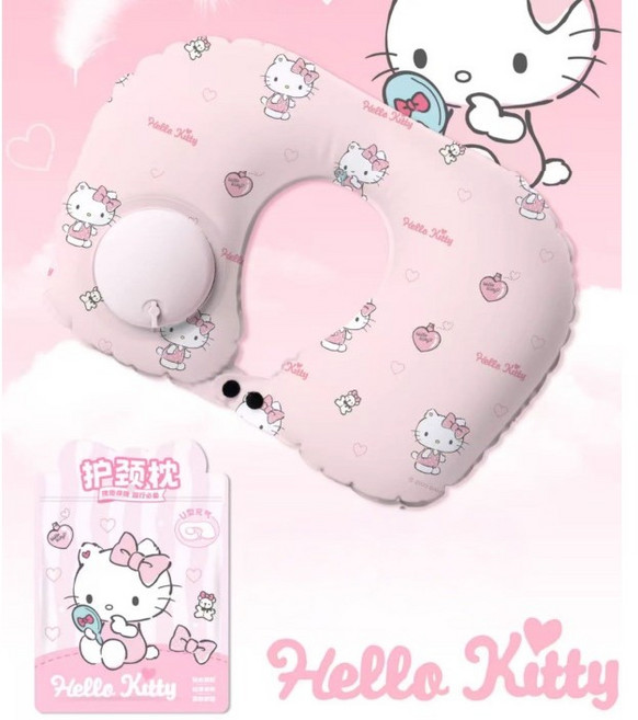 산리오 휴대용 펌프 목쿠션