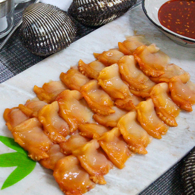 손질 피조개살 피조개 횟감 진해만 피꼬막, 1개, 손질 피조개회 100g