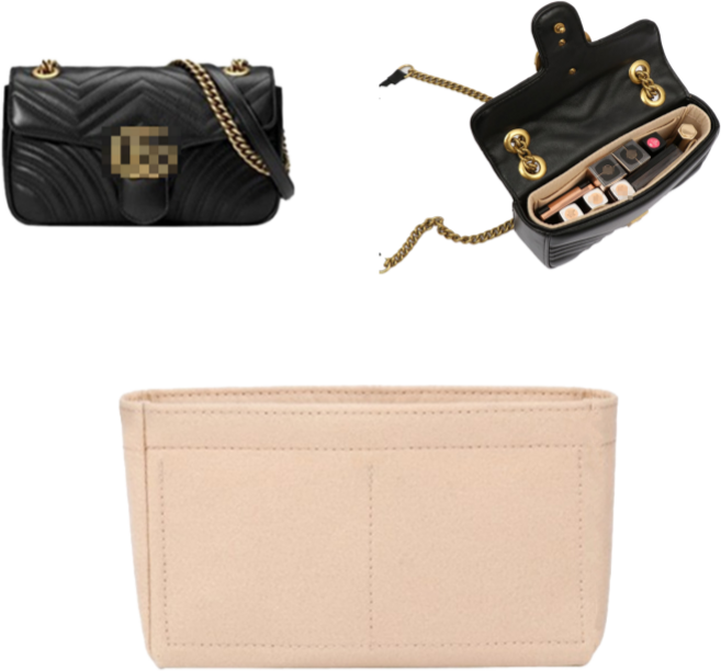 디주드 구찌 마몬트 마틀라세 슈퍼미니 미니 스몰 호환 이너백 백인백