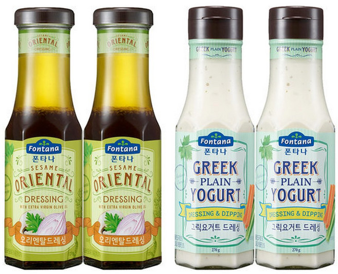 드레싱 오리엔탈 2개&그릭요거트 2개, 2개