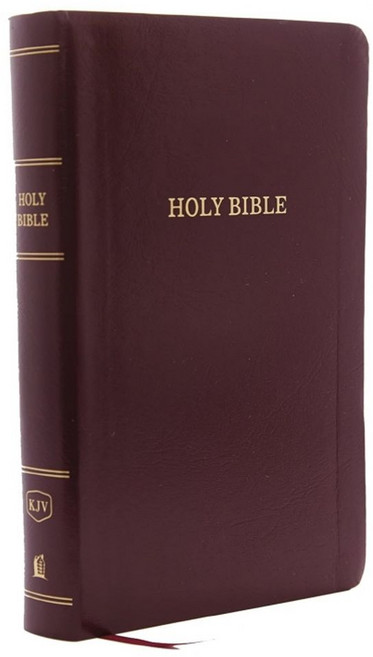 KJV Reference Bible Personal Size Giant Print Leather-Look Burgundy Red Letter Edition, KJV, Reference Bible, Person.., Thomas Nelson(저), Thomas Nelson Publishers