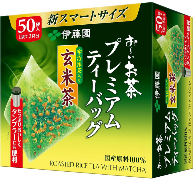 [일본직구] 이토엔 녹차 오이차 프리미엄 티백 우지 말차 녹차, 1mg, 50개입, 1개