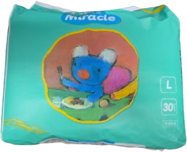 페넬로페 미라클 올데이 팬티기저귀 공용, 4단계, 30매