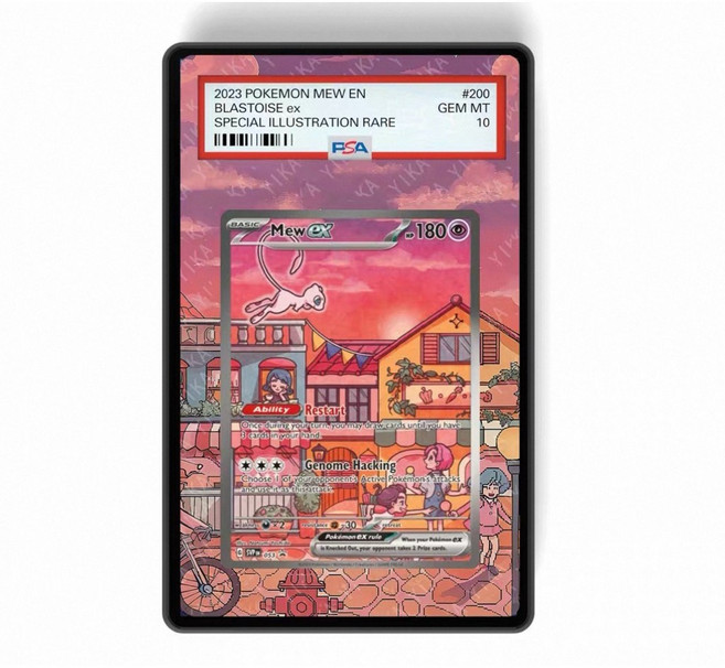 PTCG 寶可夢 PSA TAG 評級卡磚, 1個, CGC,淺綠