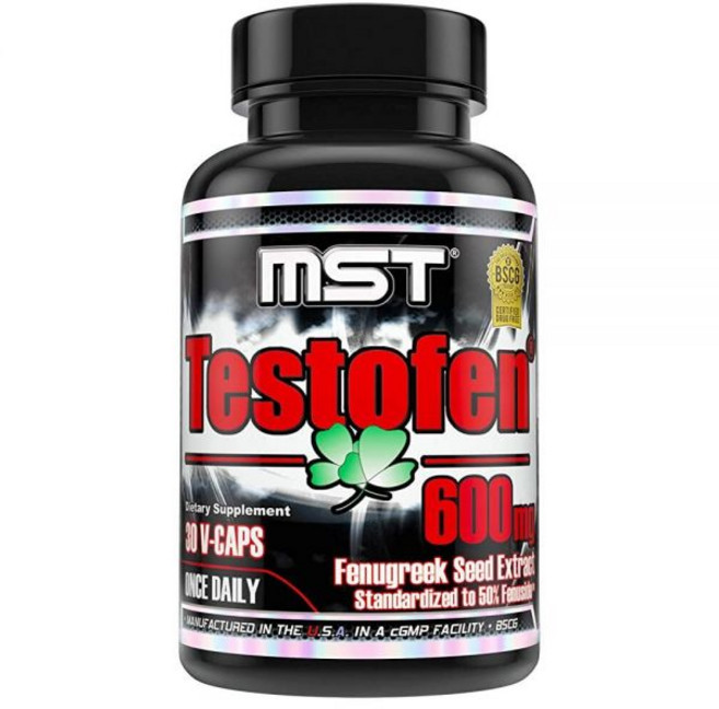 MST Testofen 호로파 씨앗 추출물 50% Fenuside™로 표준화 600mg 30개 BSCG 인증 약물 무첨가, MST Testofen, 호로파 씨앗 추출물, 50%, 30