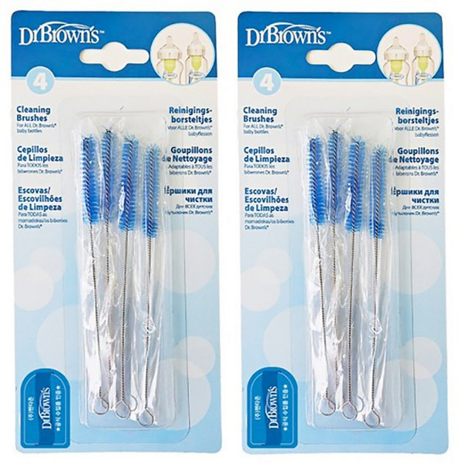 닥터브라운 통기시스템 전용 크리닝 브러쉬 4p, 2개, 블루