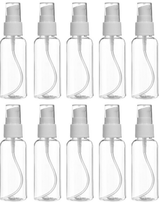 27리빙 여행용 소분 화장품 펌핑용기 80ml, 화이트, 10개