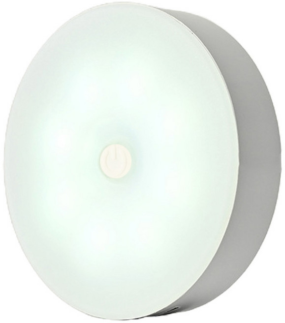 버튼식 벽부착 원형 무드등