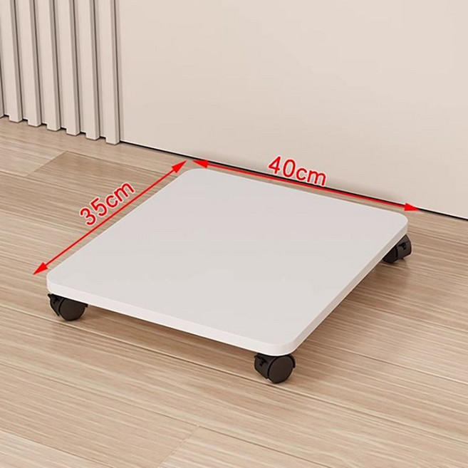 선반 프린터 서랍장 책상 사이드 복사기 이동식 복합기 받침대, 40x35x6.2 화이트