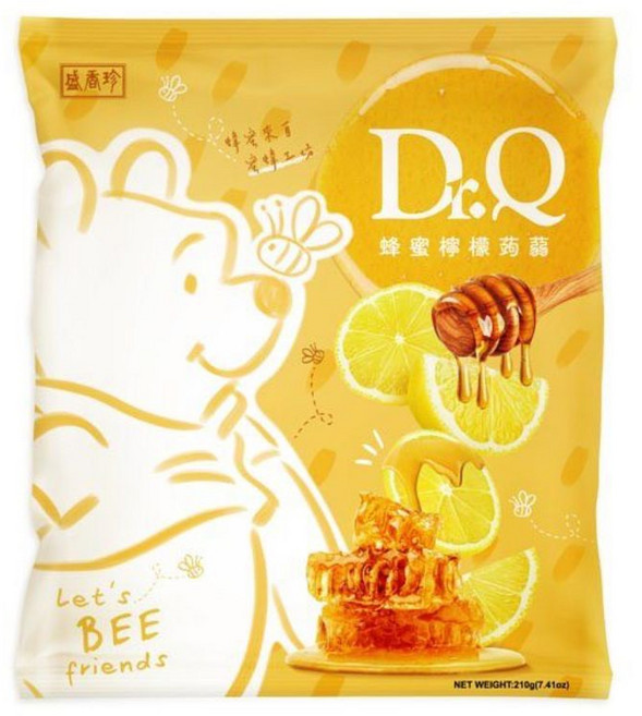 Dr.Q 닥터큐 곤약 젤리 210g 허니레몬맛, 1개