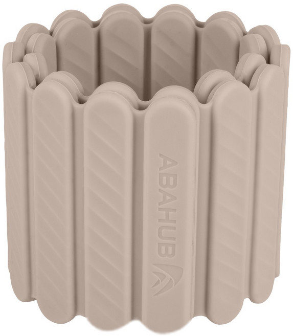 ABAHUB 실리콘 모래주머니 중량밴드 손목 발목 겸용 미끄럼방지, 베이지색, 1kg