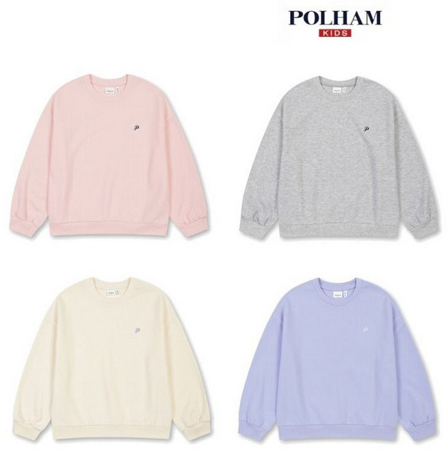 [백화점 정품] 폴햄 키즈 더블니트 레귤러핏 맨투맨 PKG2TR2811
