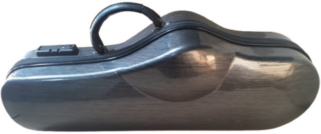 알토 색소폰 하드케이스 가방 휴대용 색소폰 가방 백팩 가능 SH-04, 블랙카본, 1개