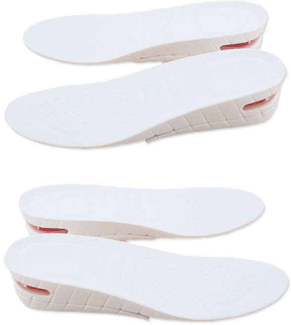 보보스 4.5cm 3cm 탈부착 발편한 쿠션 탱크 에어 2단 키높이 깔창 2세트