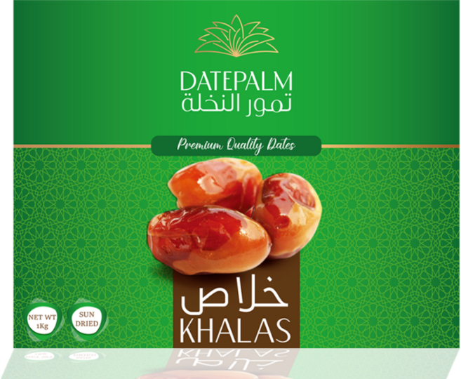 데이트팜 칼라스 대추야자 Khalas Dates 1kg, 1개