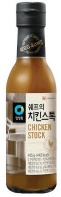 청정원 쉐프의 치킨스톡 풍미 육수 볶음 탕, 2개, 465g