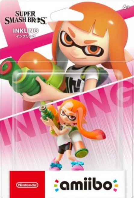 [닌텐도 국내정품] 16종 선택 닌텐도 스플래툰 아미보 시리즈, 1개, 잉클링 걸(스매시), 1