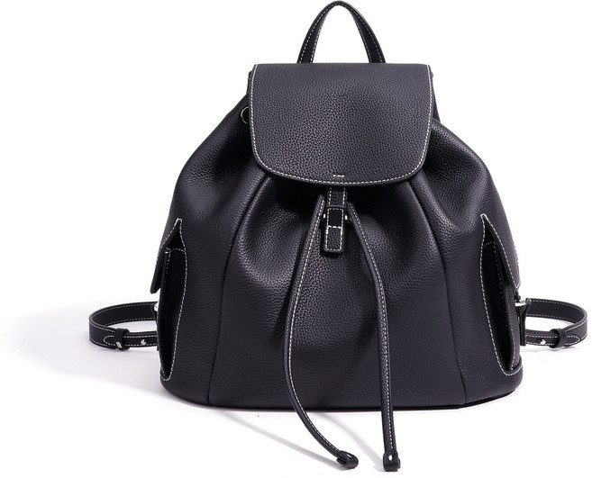 스카이샤인 여성 천연 소가죽 백팩 가방 모던 데일리 복조리 백팩