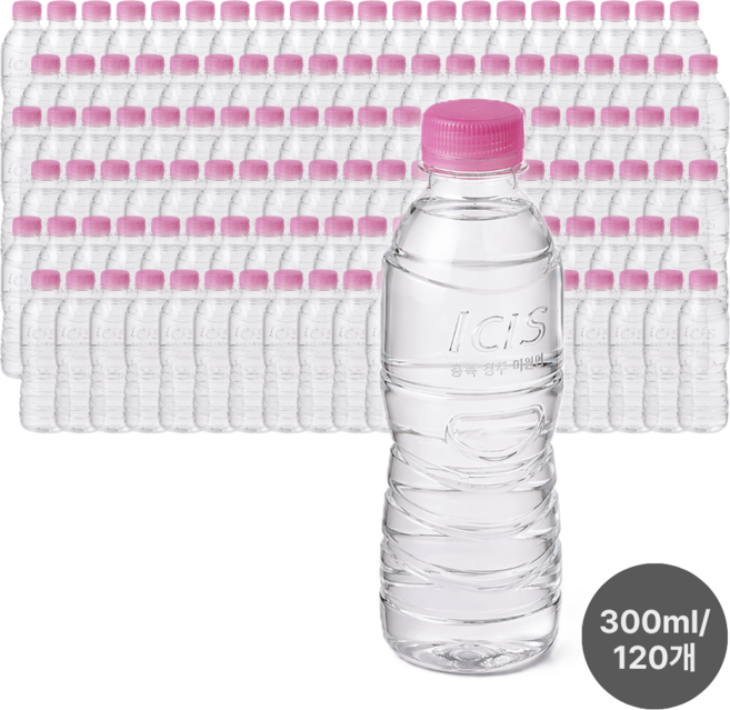 롯데 아이시스 8.0 생수 20페트 6묶음 SL088, 120개, 300ml