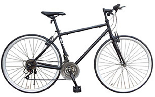 [지멘스 자전거]지멘스 하이브리드자전거 700C 캣츠7단 21단 알루미늄으로 가벼운 무게 25mm컬러이중림, (미조립 박스)캣츠 7단 매트블랙, 170cm, 1개