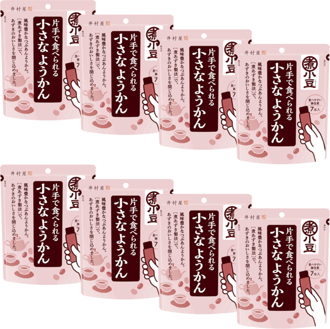 Imuraya 이무라야 작은 양갱 7개입 8팩, 8개, 105g