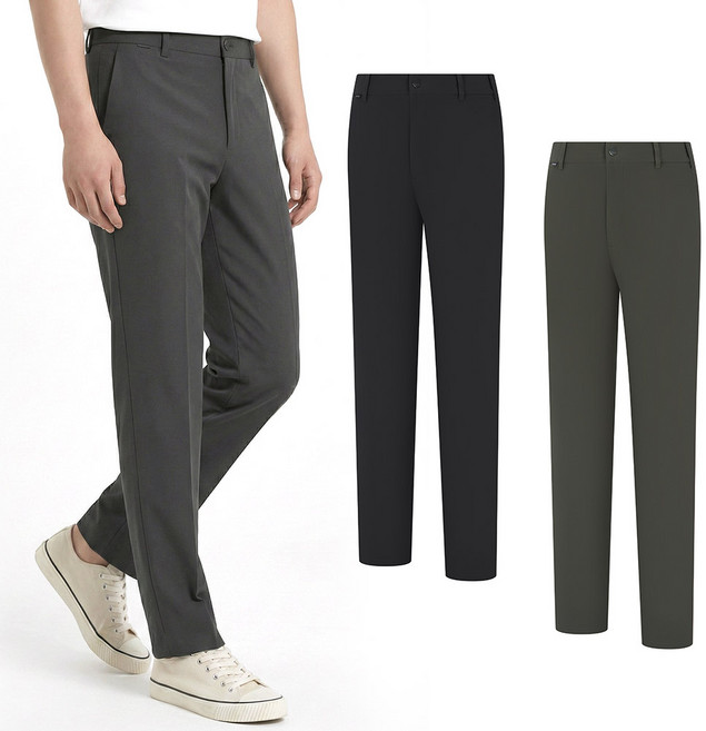 콜핑 남성 여름 스트레이트 일자 핏 기능성 스판 등산 바지