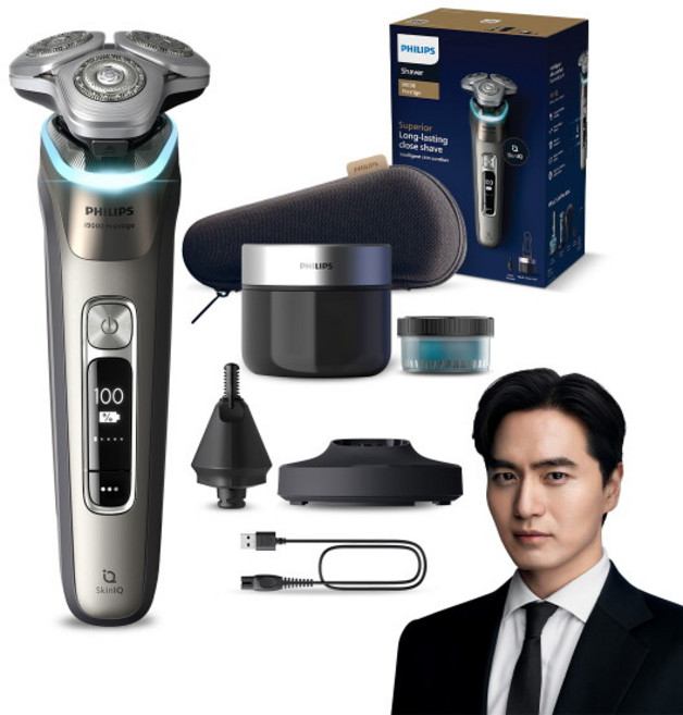 필립스 i9000 시리즈 전기면도기 XP9203/32, i9000 프레스티지, 골드오이스터