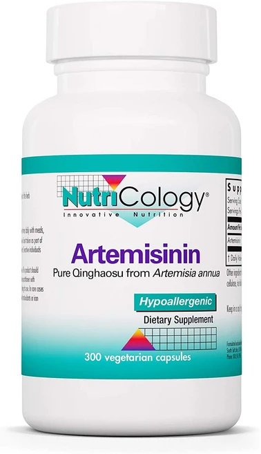뉴트리콜로지 아르테미시닌 퓨어 칭하오수 베지테리안 캡슐, 300개입, 1개, 300정 - 쿠팡