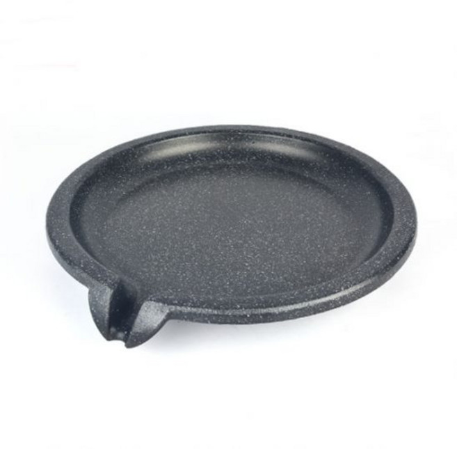 천만주물 맷돌 고기구이 불고기팬 불판, 중34cm